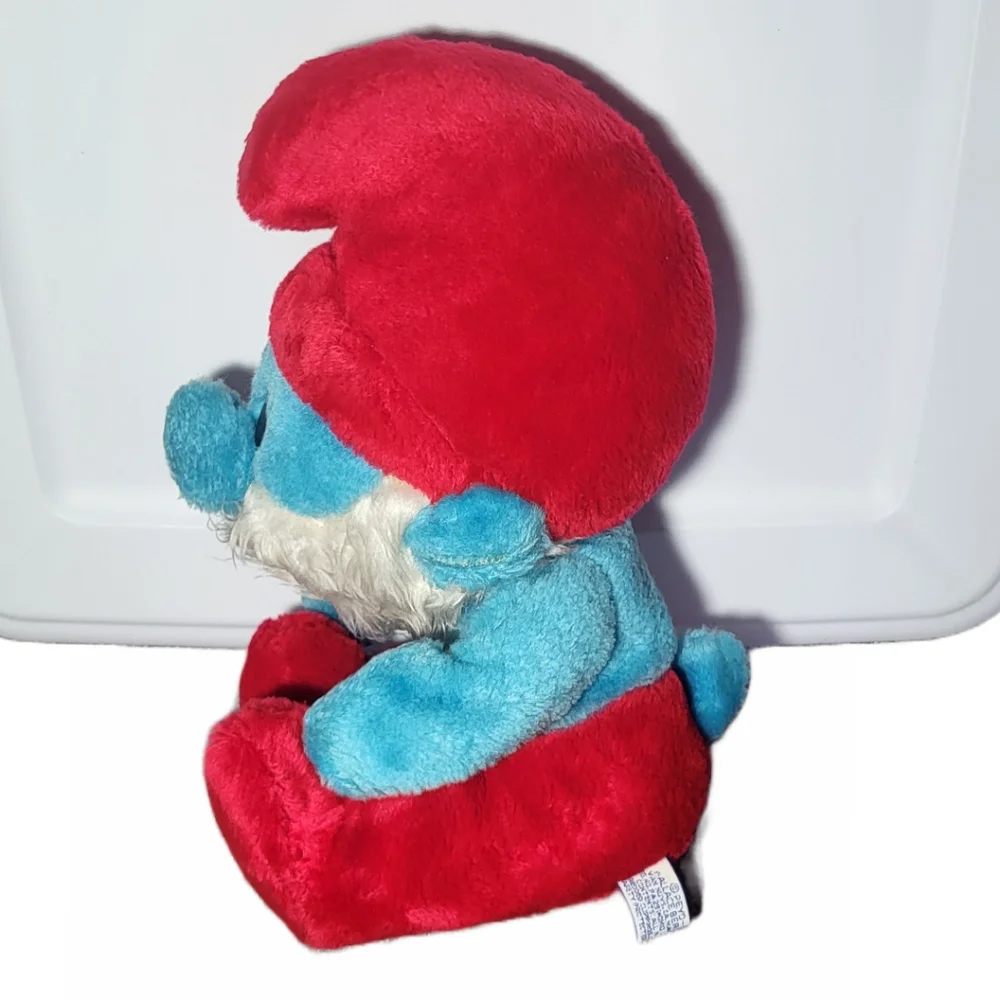 The Smurfs Papa Smurf Vintage Plush 1979 10.5